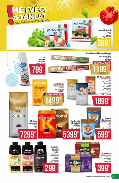 COOP Észak-Kelet akciós újság