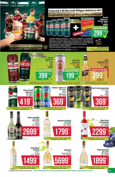 COOP Észak-Kelet akciós újság