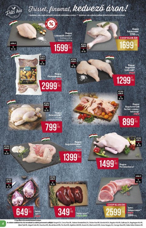 COOP Alföld akciós újság