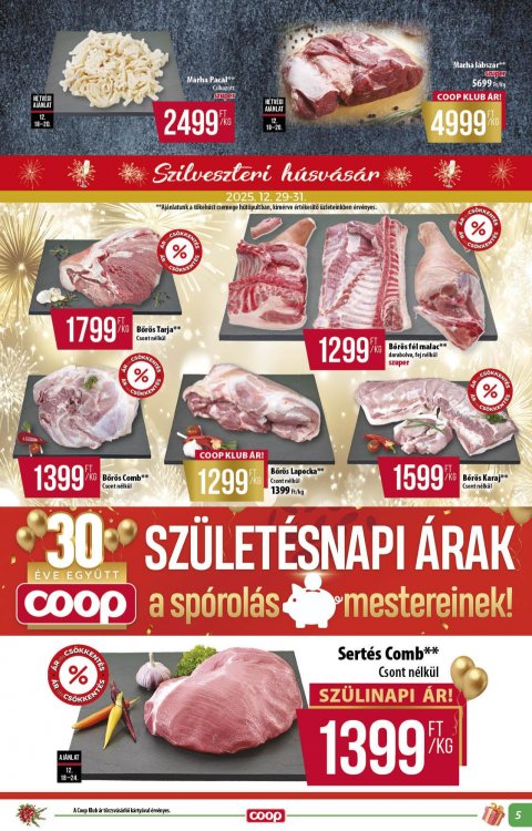 COOP Alföld akciós újság