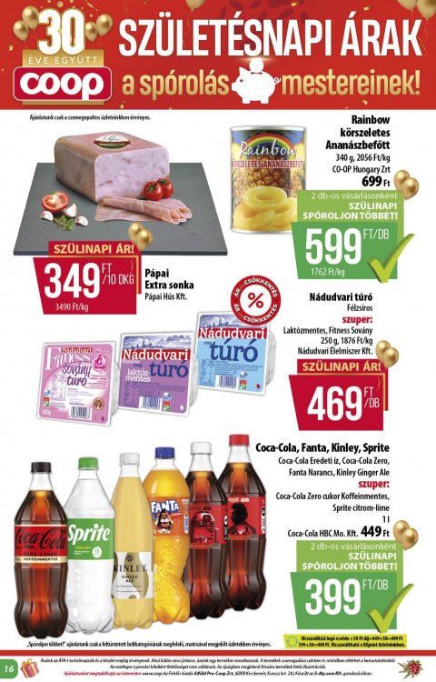 COOP Alföld akciós újság