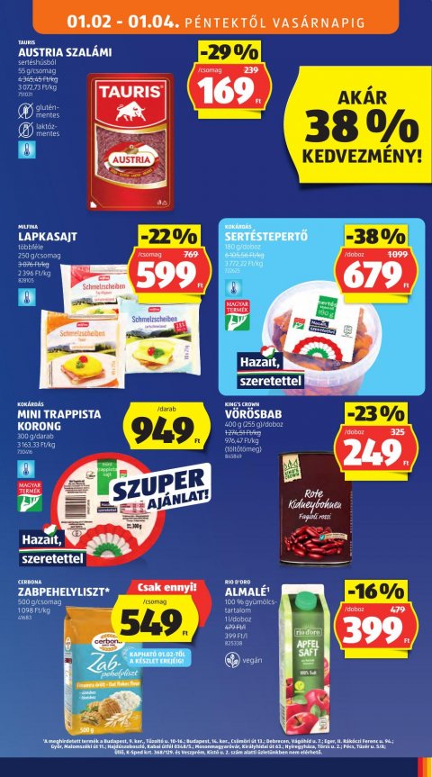 ALDI akciós újság