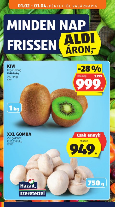 ALDI akciós újság