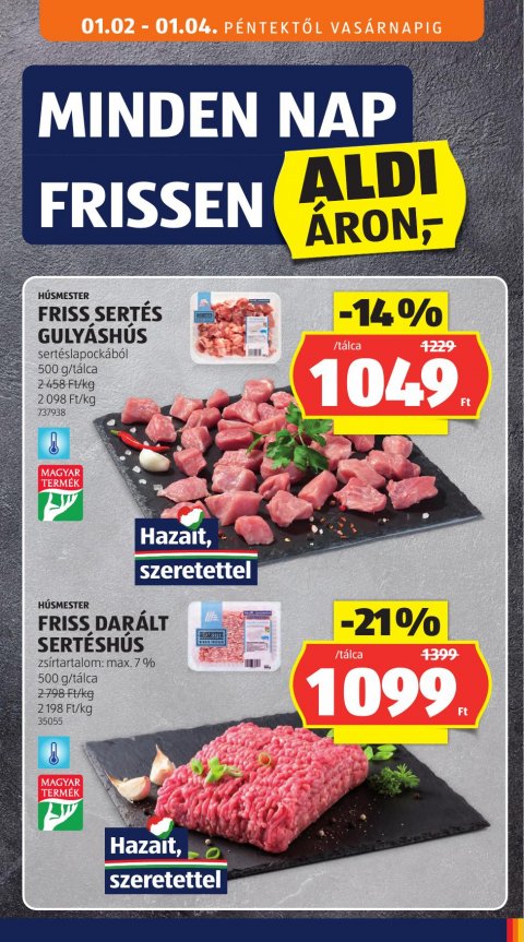 ALDI akciós újság