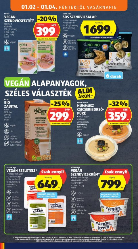 ALDI akciós újság