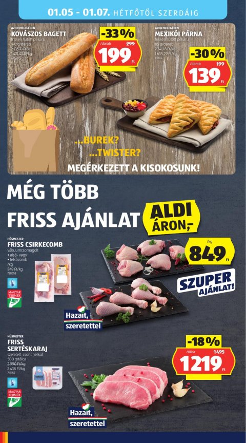 ALDI akciós újság