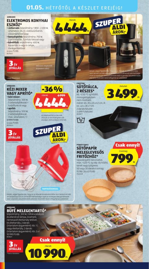 ALDI akciós újság