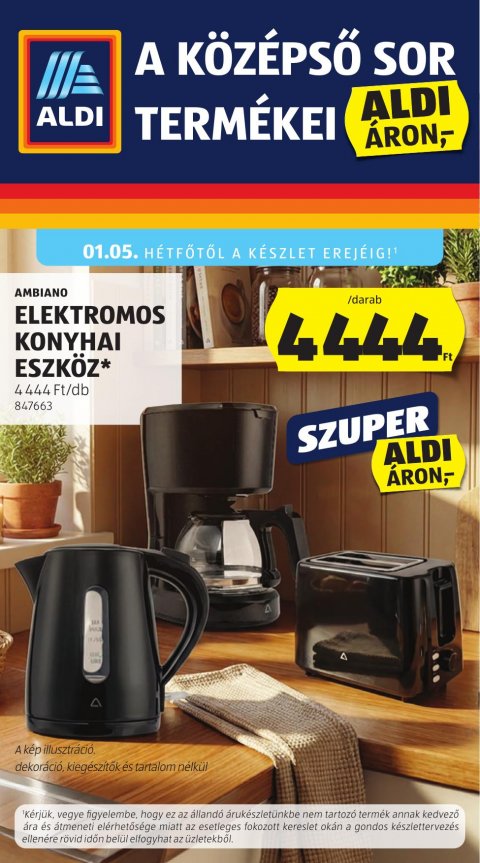 ALDI Középső sor akciós újság od 2. 1. 2026 do 2. 1. 2026