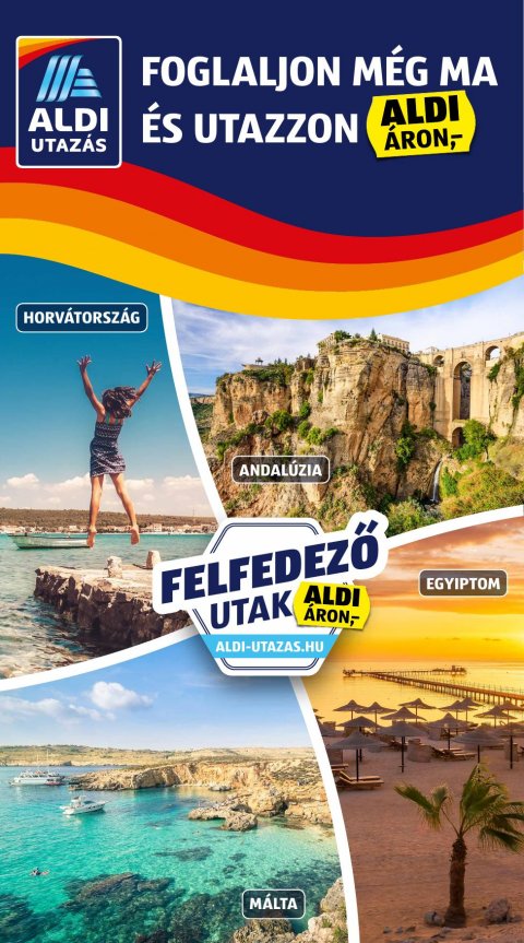 ALDI Utazás akciós újság