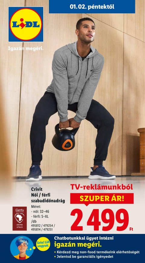 LIDL Nonfood akciós újság od 2. 1. 2026 do 2. 1. 2026