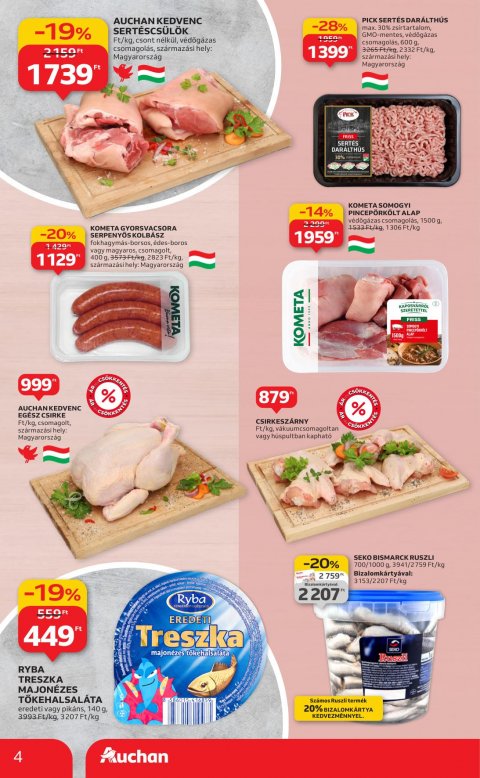 AUCHAN Hipermarket akciós újság