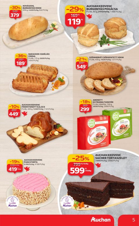AUCHAN Hipermarket akciós újság