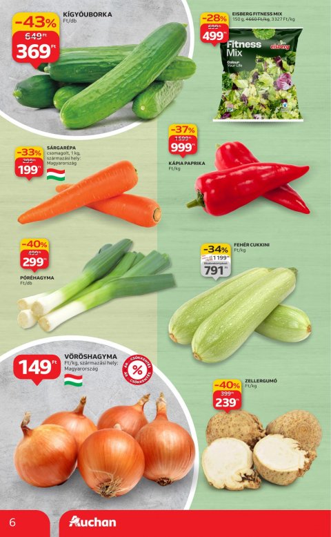 AUCHAN Hipermarket akciós újság