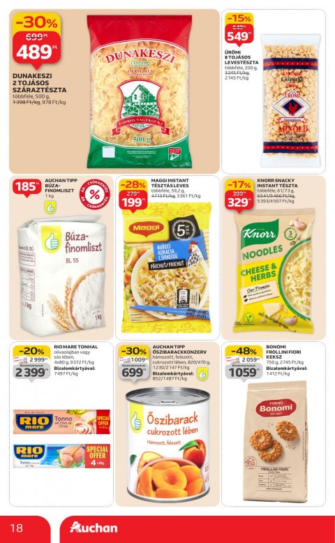 AUCHAN Hipermarket akciós újság