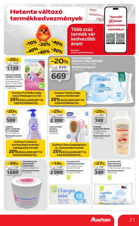 AUCHAN Hipermarket akciós újság