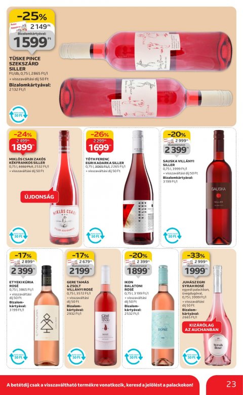 AUCHAN Hipermarket akciós újság