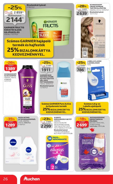 AUCHAN Hipermarket akciós újság