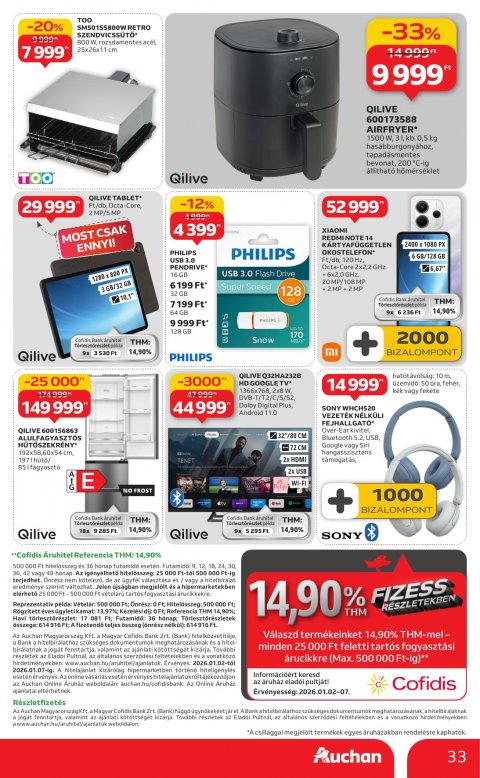 AUCHAN Hipermarket akciós újság