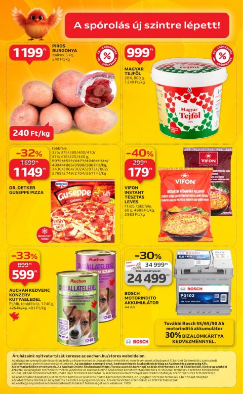 AUCHAN Hipermarket akciós újság
