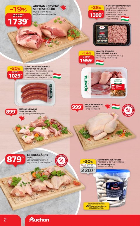 AUCHAN Szupermarket akciós újság