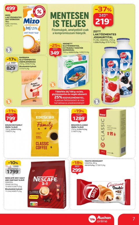 AUCHAN Szupermarket akciós újság