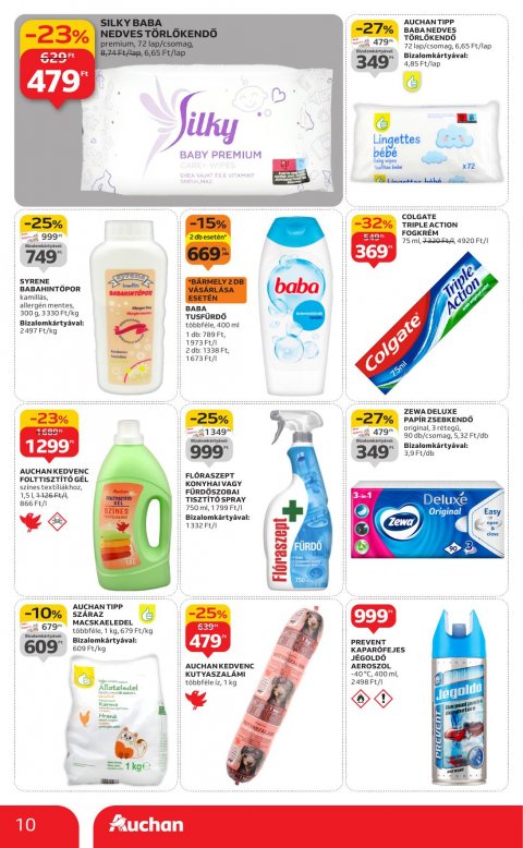 AUCHAN Szupermarket akciós újság