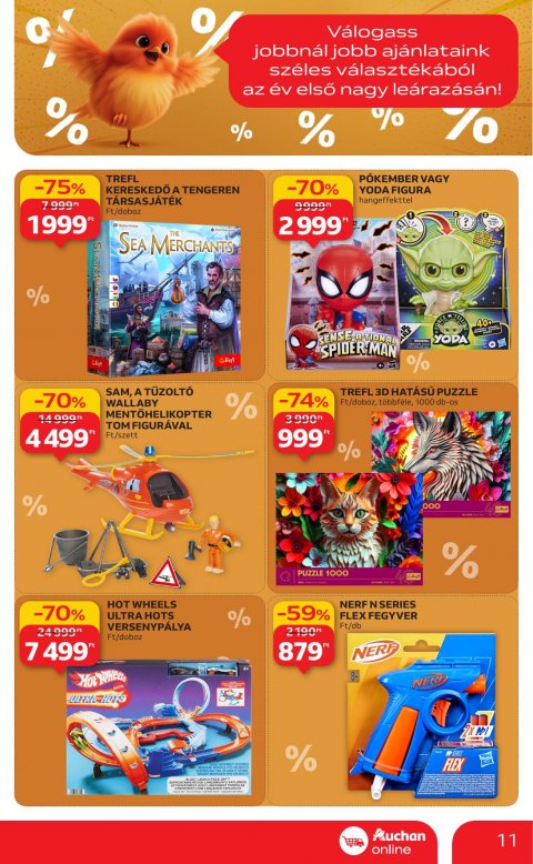 AUCHAN Szupermarket akciós újság