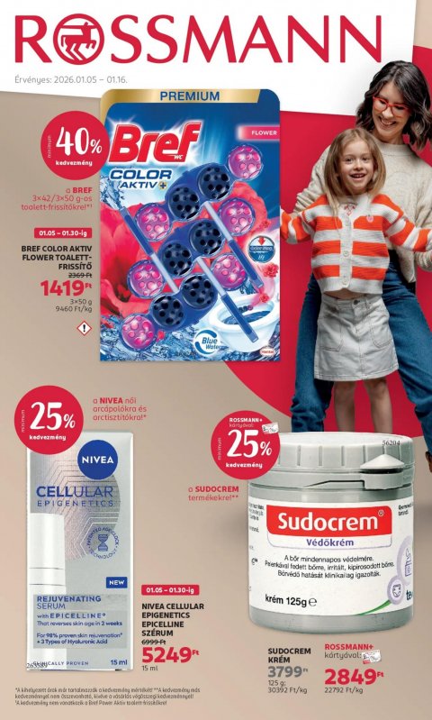 ROSSMANN akciós újság od 5. 1. 2026 do 16. 1. 2026