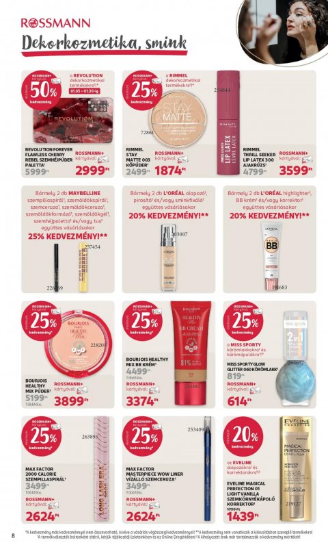 ROSSMANN akciós újság