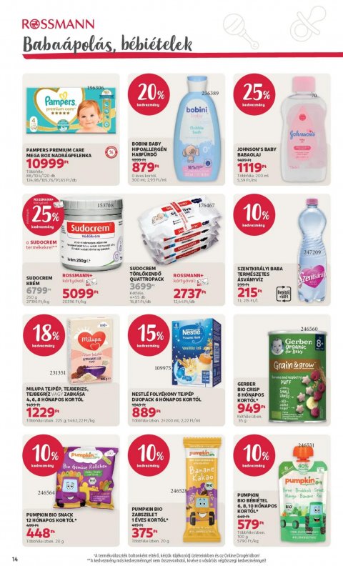 ROSSMANN akciós újság