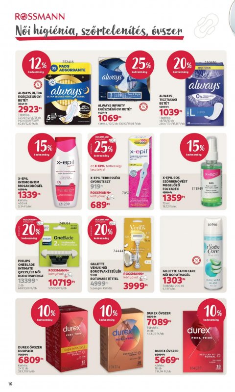 ROSSMANN akciós újság
