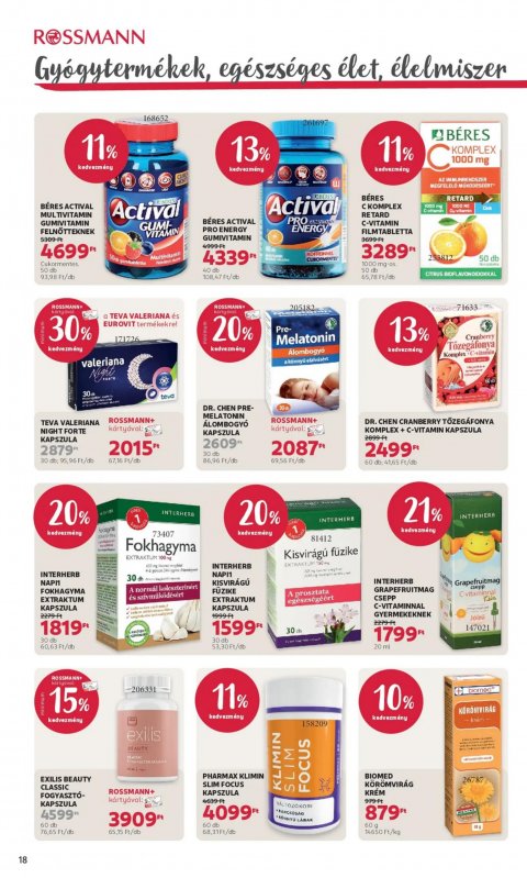 ROSSMANN akciós újság
