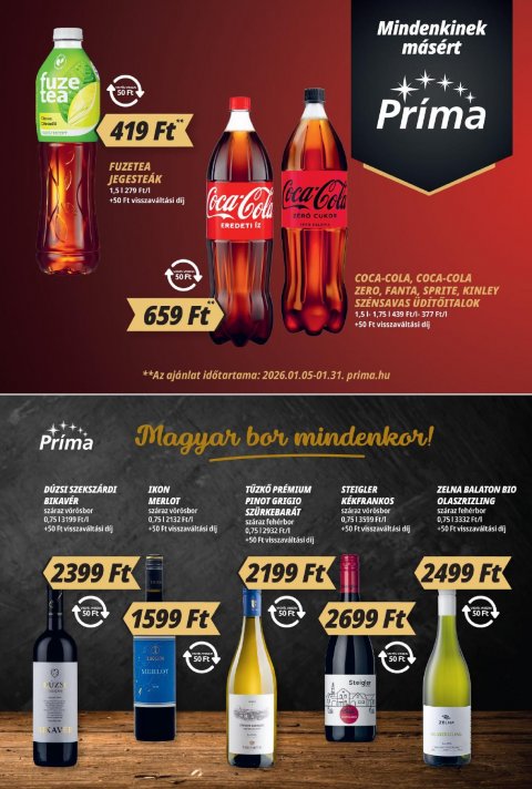 CBA Príma akciós újság