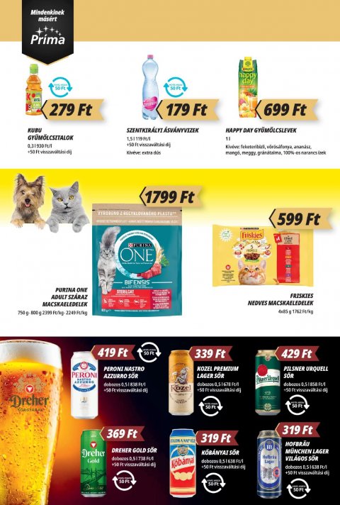 CBA Príma akciós újság