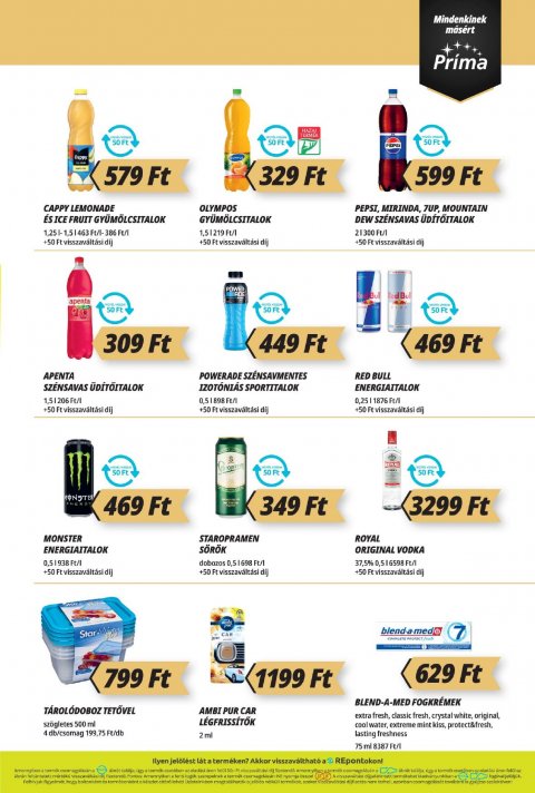 CBA Príma akciós újság