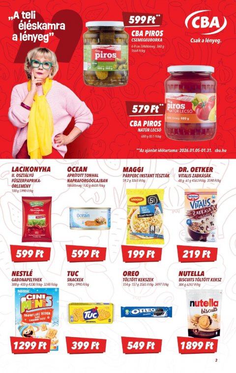 CBA akciós újság
