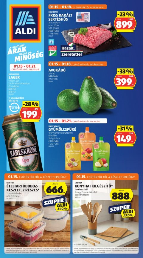 ALDI akciós újság od 15. 1. 2026 do 21. 1. 2026