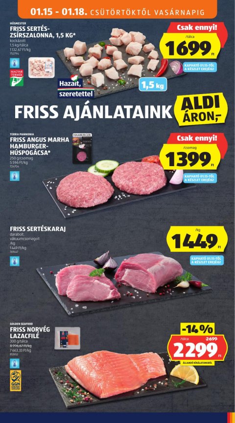 ALDI akciós újság