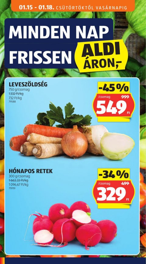 ALDI akciós újság