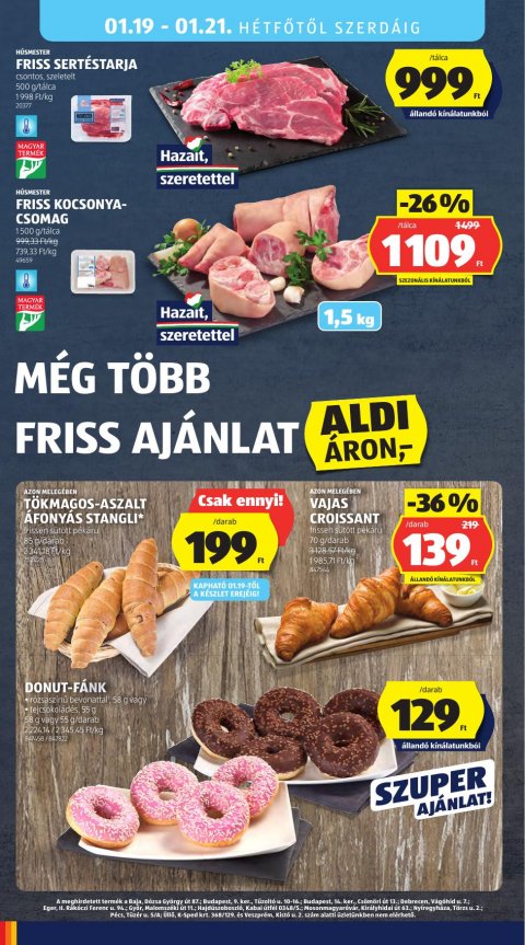 ALDI akciós újság