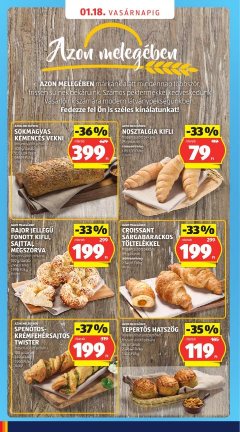 ALDI Újranyitás Baja, Dózsa György út 87. akciós újság