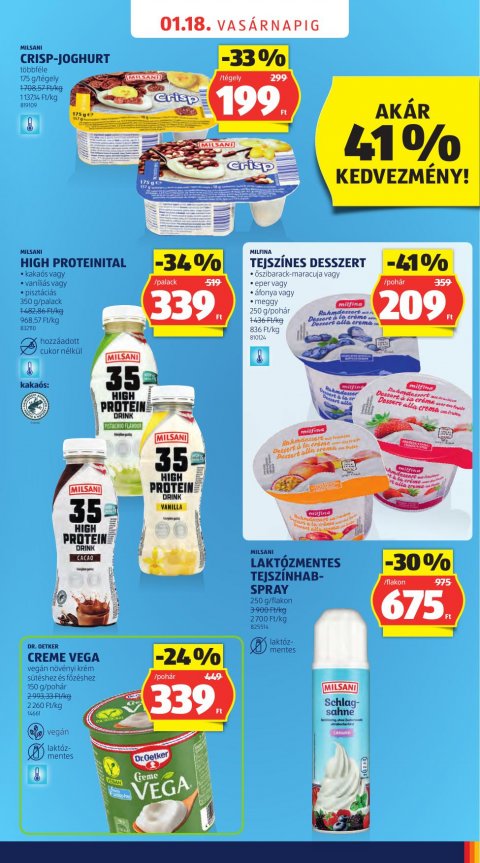 ALDI Újranyitás Baja, Dózsa György út 87. akciós újság