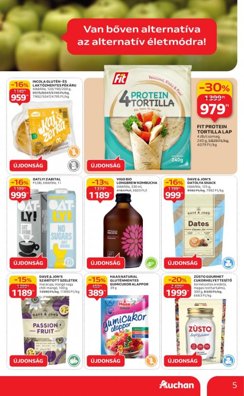 AUCHAN Hipermarket Évindító akciós újság