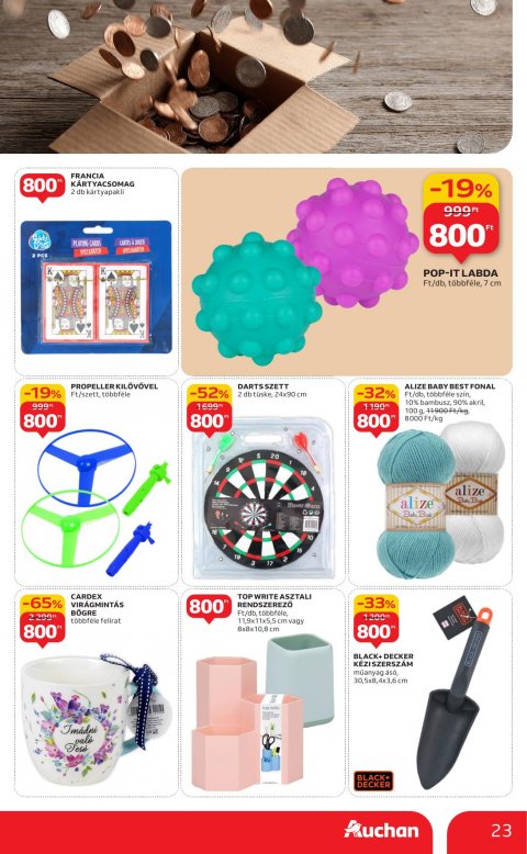 AUCHAN Hipermarket Évindító akciós újság