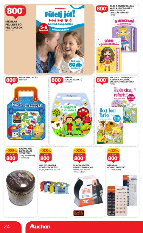 AUCHAN Hipermarket Évindító akciós újság