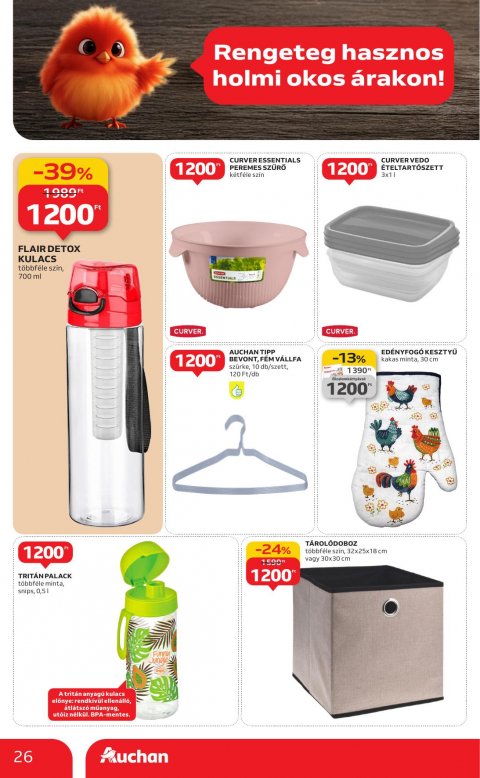 AUCHAN Hipermarket Évindító akciós újság