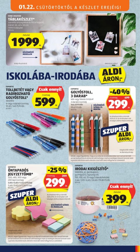 ALDI akciós újság