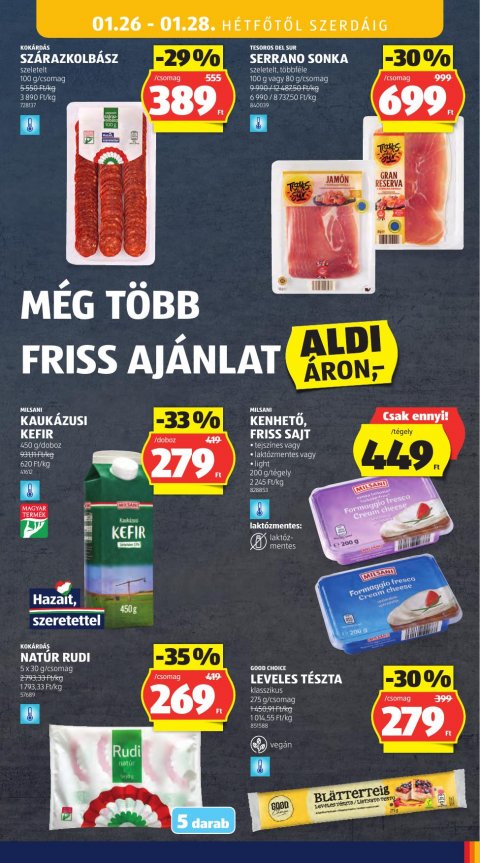 ALDI akciós újság