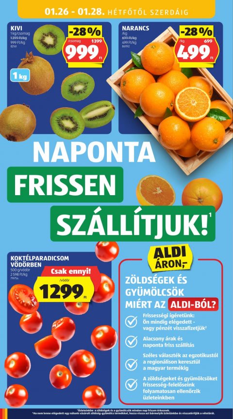 ALDI akciós újság