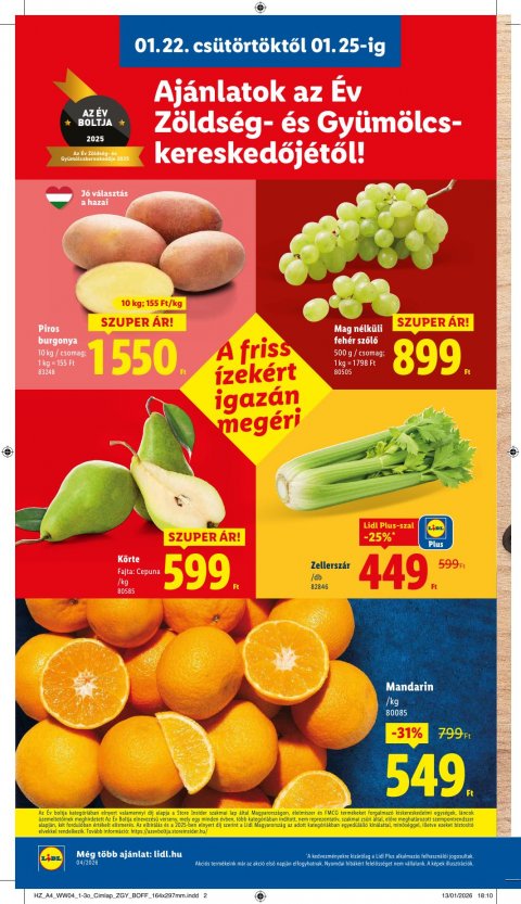 LIDL akciós újság